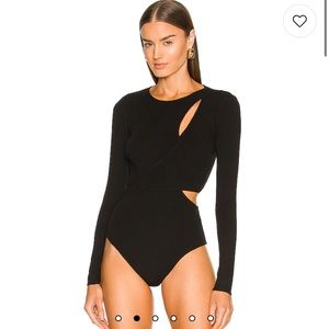 ASTR the label bodysuit with cutouts